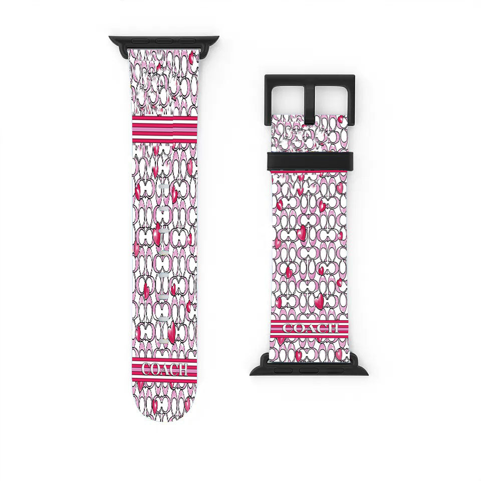 Coach Pink Apple Watch Band 38Mm - 44Mm