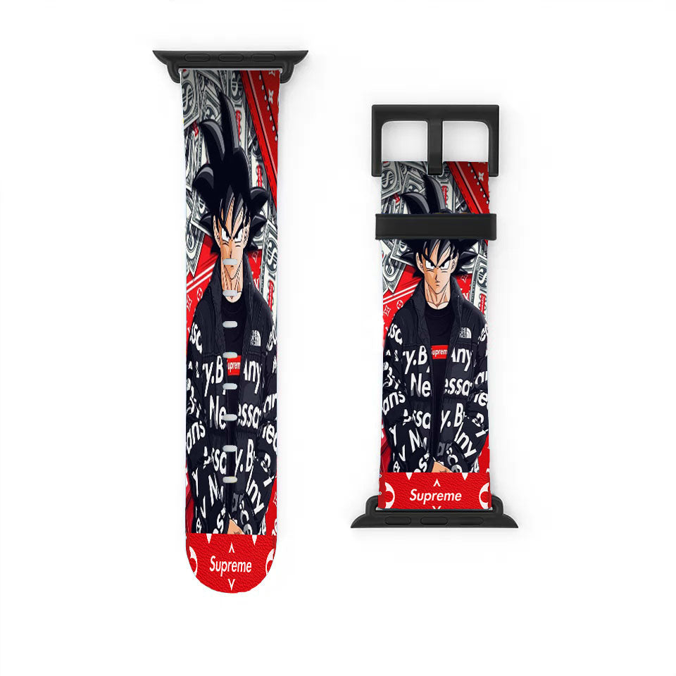 Goku In Supreme Louis Vuitton Mode Apple Watch Band 38Mm - 44Mm