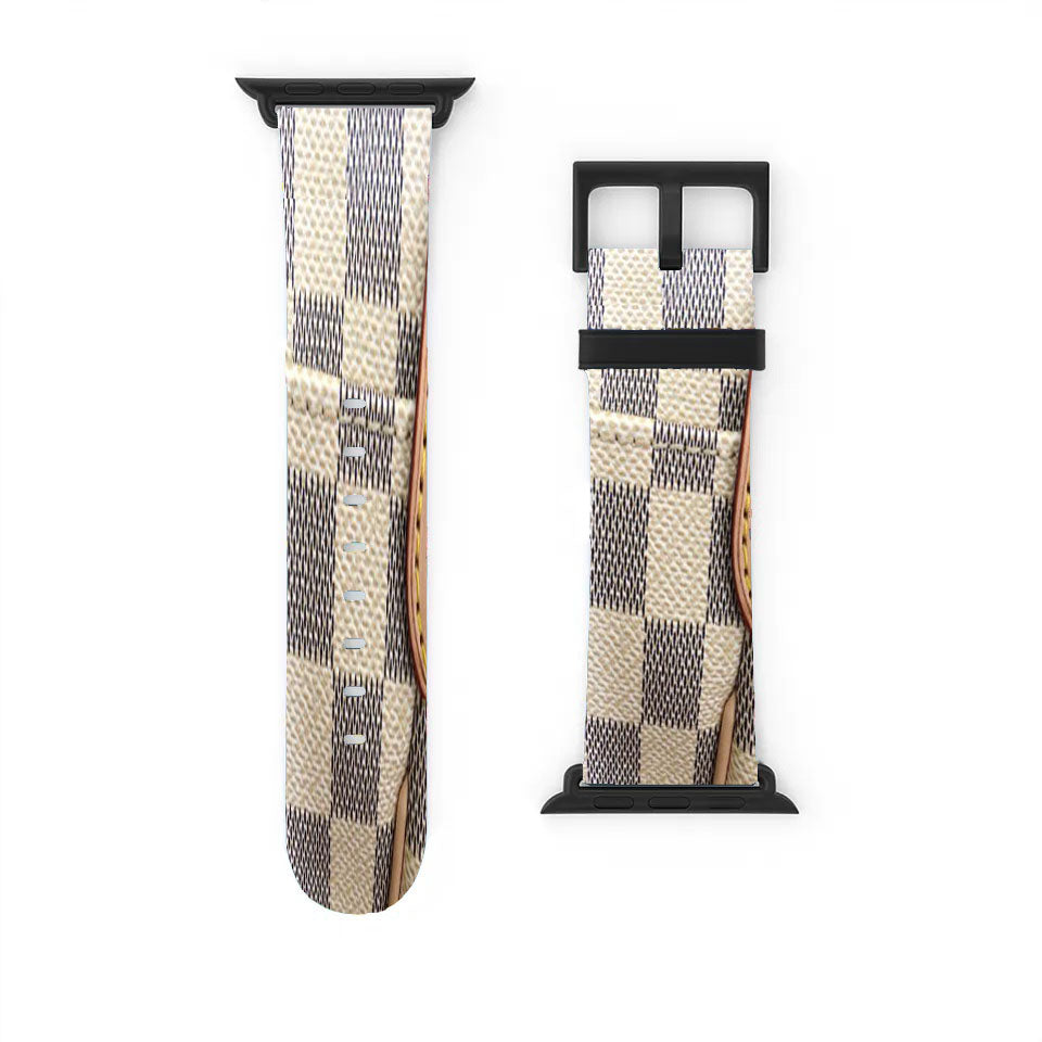 Louis Vuitton Checkered Apple Watch Band 38Mm - 44Mm