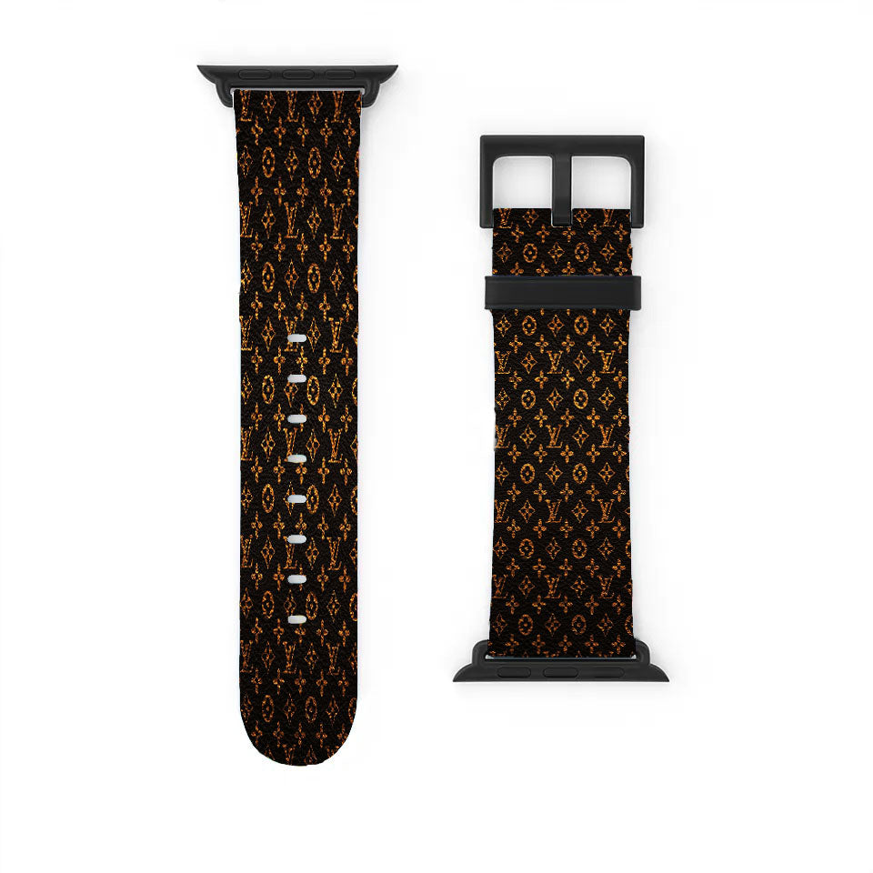 Louis Vuitton Leather Pattern Apple Watch Band 38Mm - 44Mm