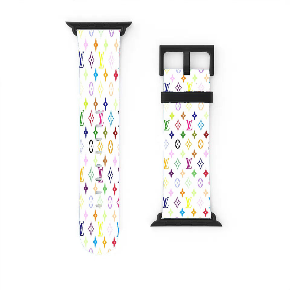 Louis Vuitton Rainbow Pattern Apple Watch Band 38Mm - 44Mm