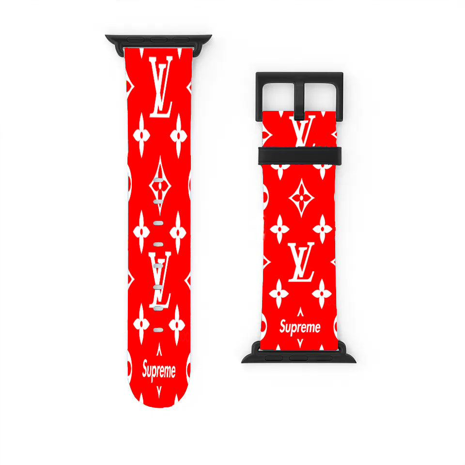 Louis Vuitton X Supreme Apple Watch Band 38Mm - 44Mm
