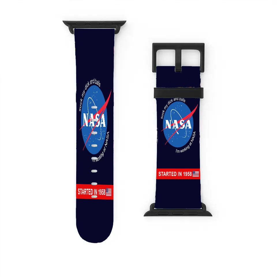 Outer Space And Satellite Working At Nasa Apple Watch Band 38Mm - 44Mm
