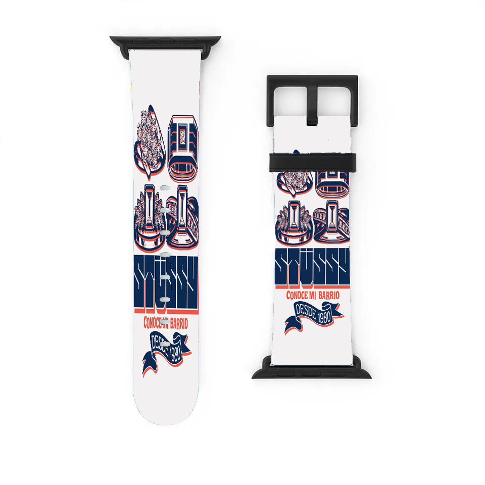 Stussy Conoce Mi Barrio Apple Watch Band 38Mm - 44Mm