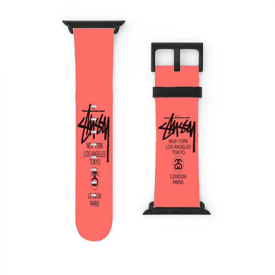 Stussy New York Los Angeles Apple Watch Band 38Mm - 44Mm