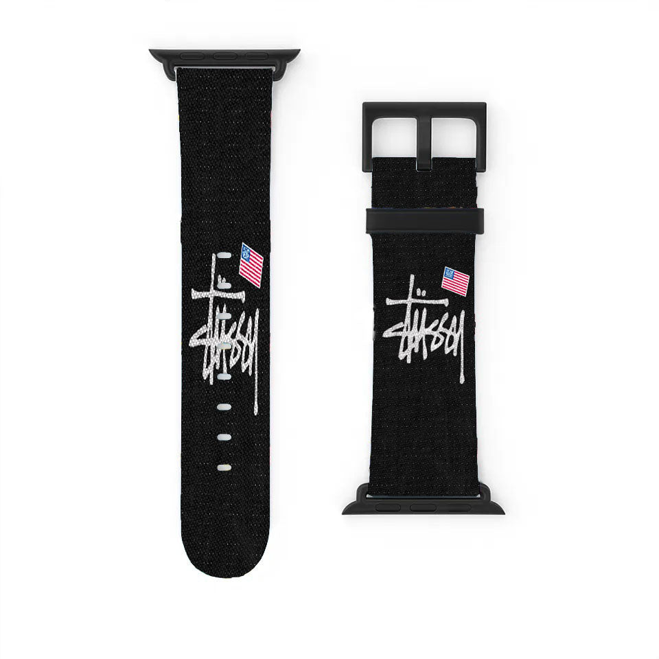Stussy Us Flag Dots Texture Apple Watch Band 38Mm - 44Mm