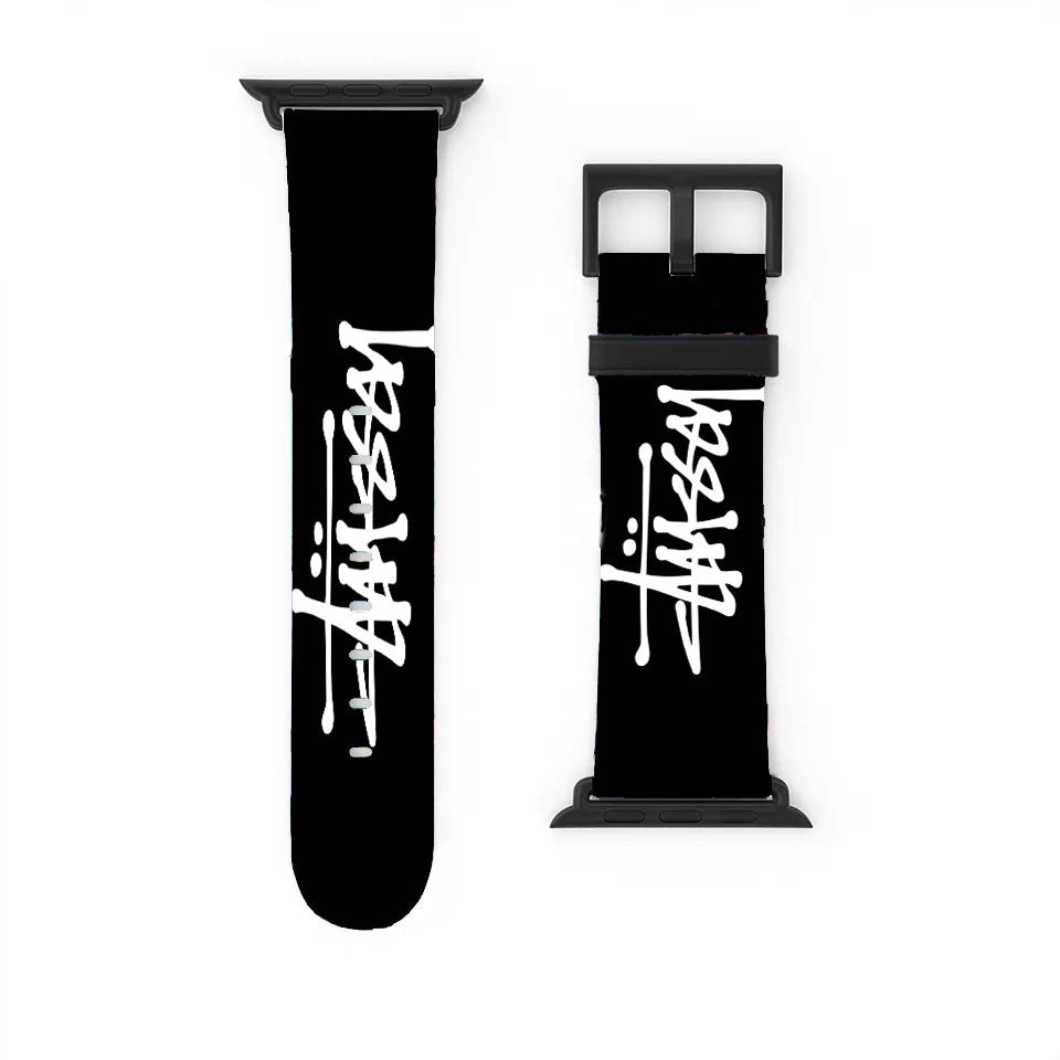 Stussy White Apple Watch Band 38Mm - 44Mm