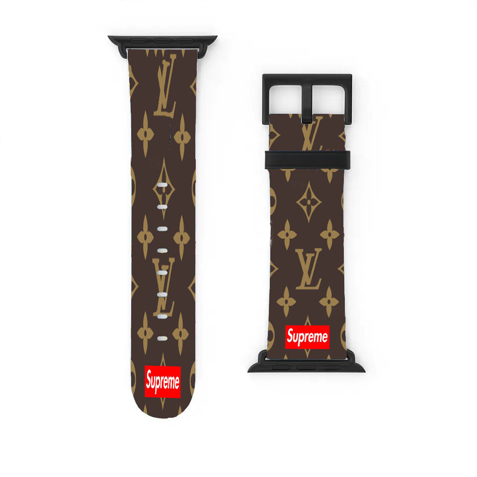 Supreme Louis Vuitton Logo Apple Watch Band 38Mm - 44Mm