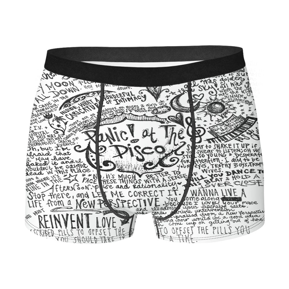 Panic At The Disco Lyric Cover Men'S Boxer Briefs