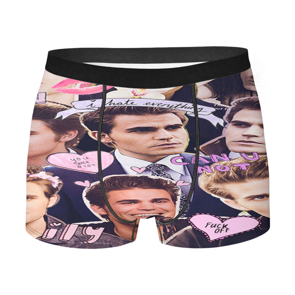 Paul Wesley Collage Men'S Boxer Briefs