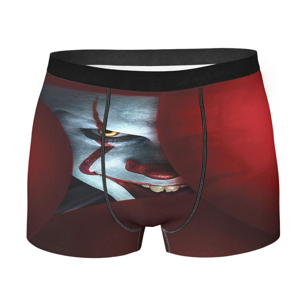 Pennywise It Chapter Scary Clown Red Ballo Men'S Boxer Briefs