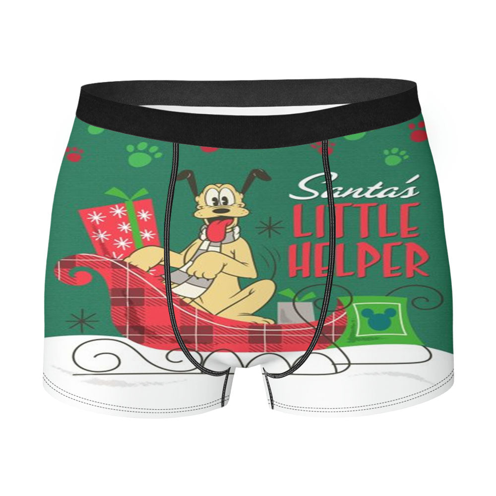 Pluto Santa’S Little Helper Men'S Boxer Briefs