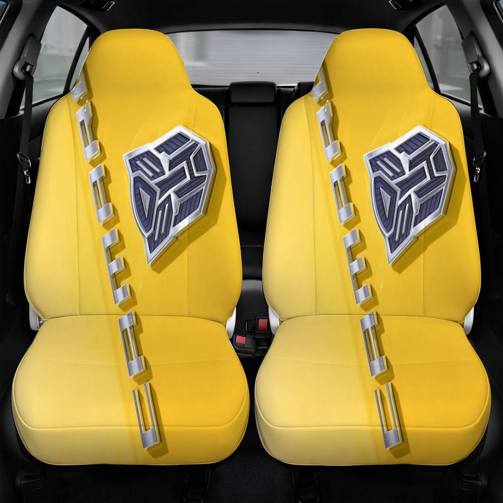 Chevrolet Camaro Transformers Car Seat Cover Personalized Front Pair
