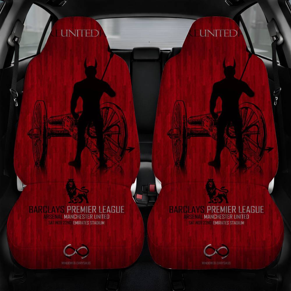 Manchester United Blp Car Seat Cover Personalized Front Pair