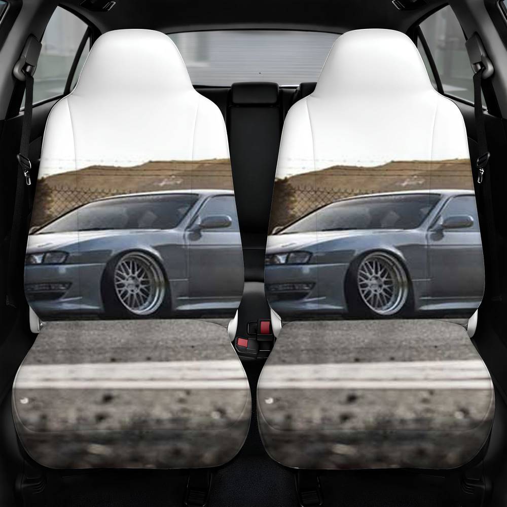Nissan 240Sx On Road Car Seat Cover Personalized Front Pair