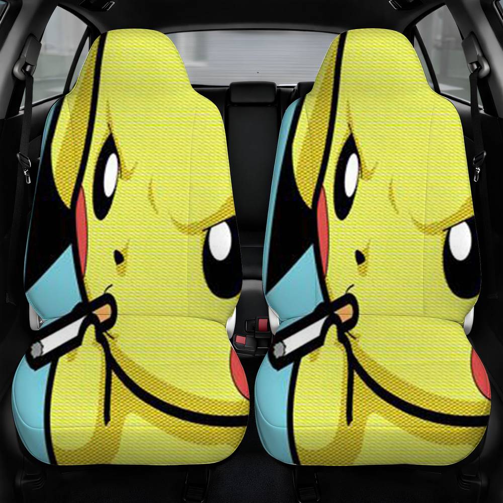 Pikachu Cutes Pokemon Car Seat Cover Personalized Front Pair