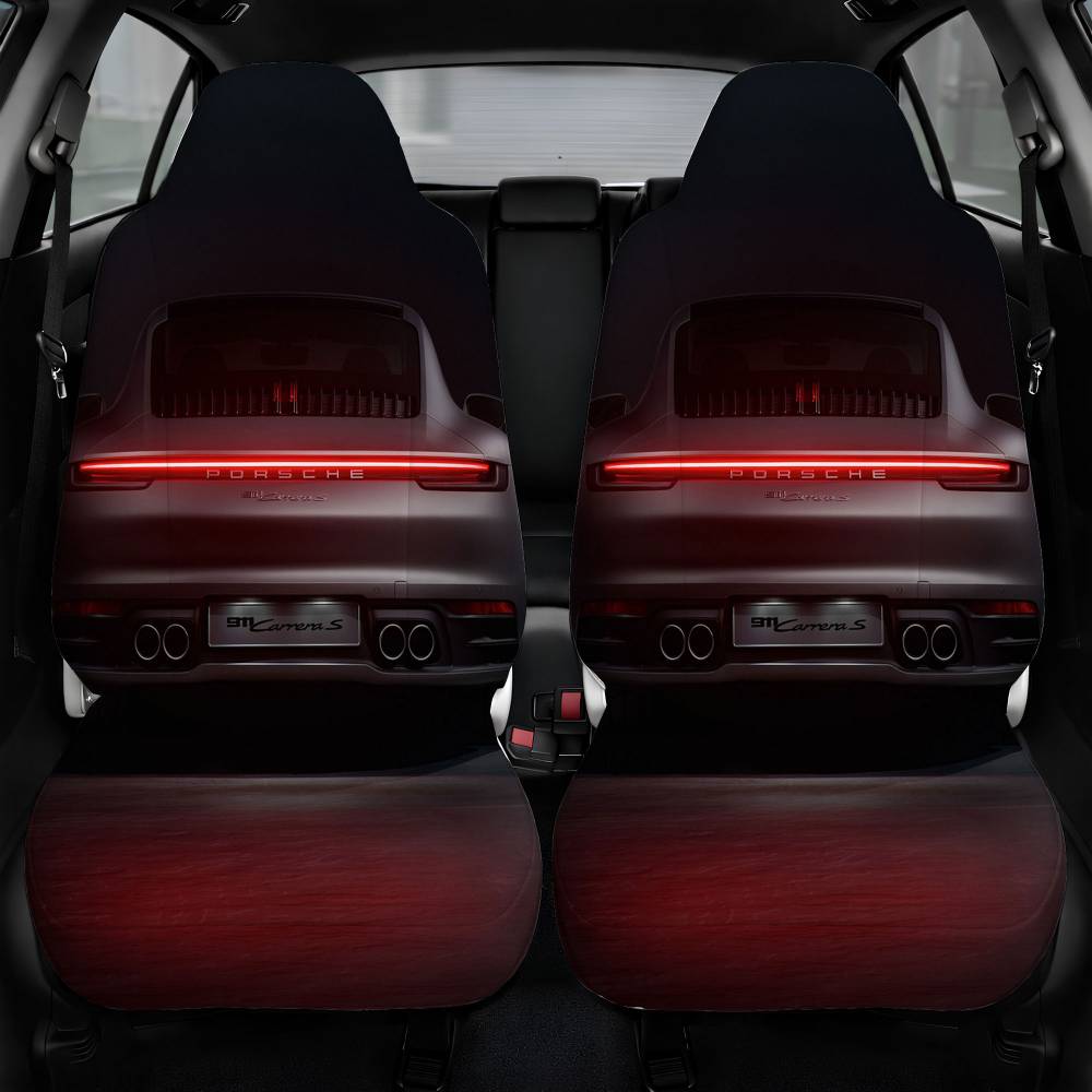 Porsche 911 Carrera S 019 4K Car Seat Cover Personalized Front Pair