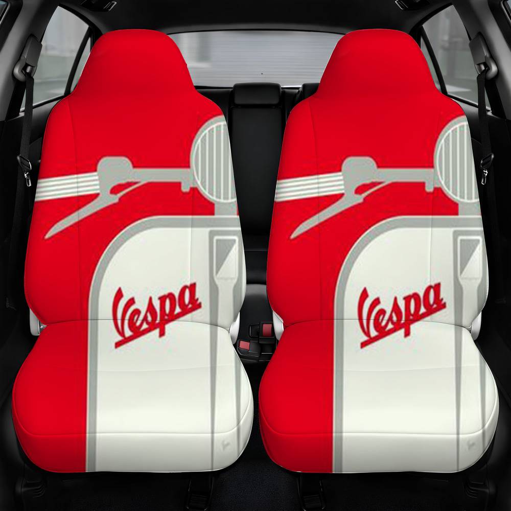 The Vespa Piaggio Car Seat Cover Personalized Front Pair