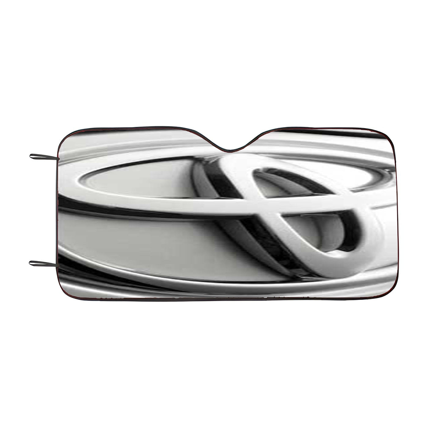 Toyota Logo Chrome Car Auto Sun Shade Windshield Cover
