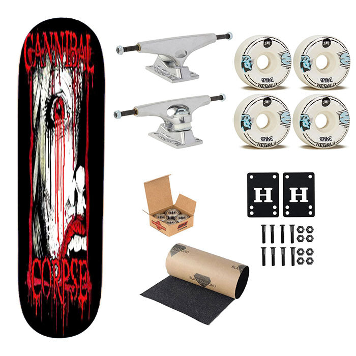 Cannibal Corpse Skateboard Complete Board 8.0" X 31.75"