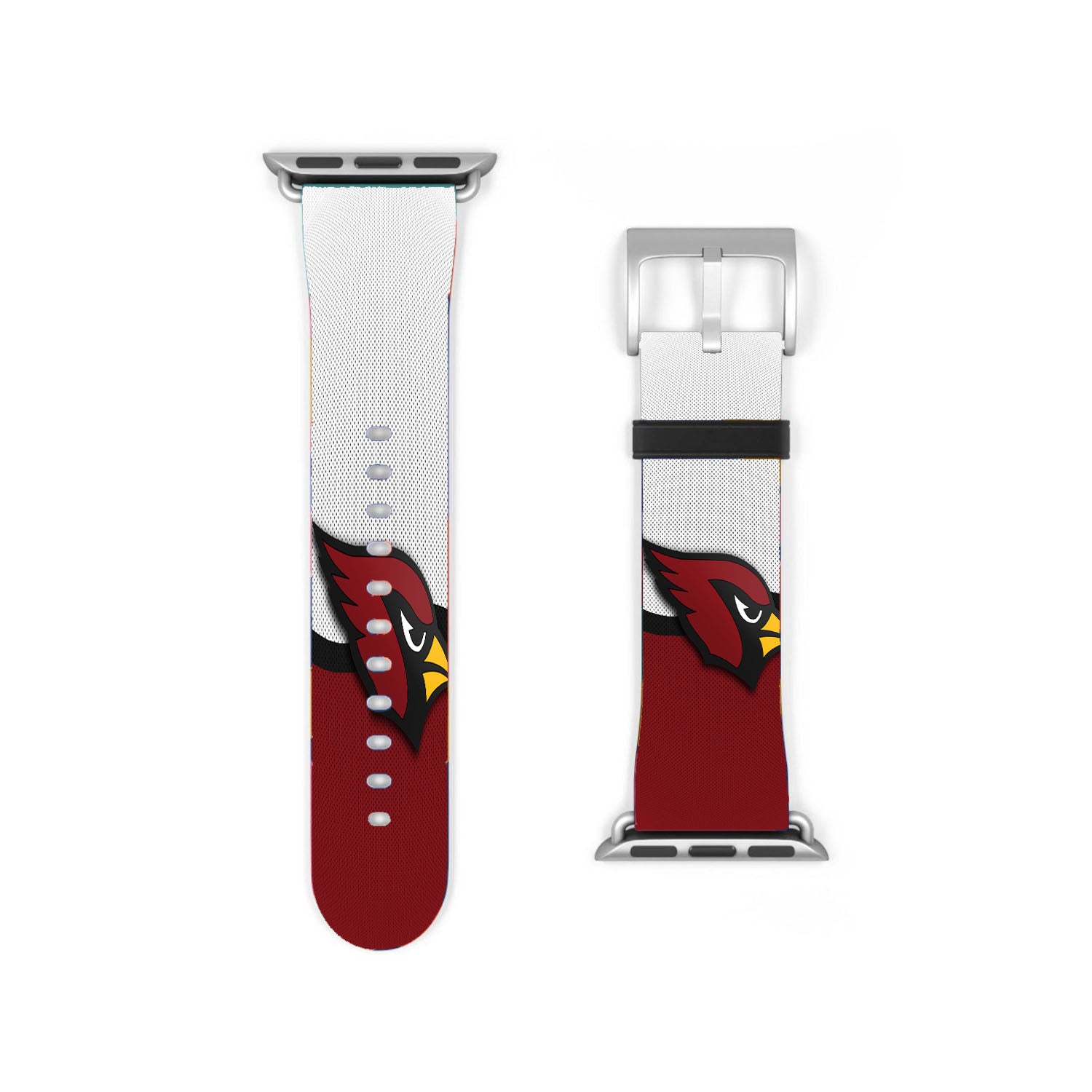 Arizona Cardinals Logo Jersey Apple Watch Band 38Mm - 44Mm