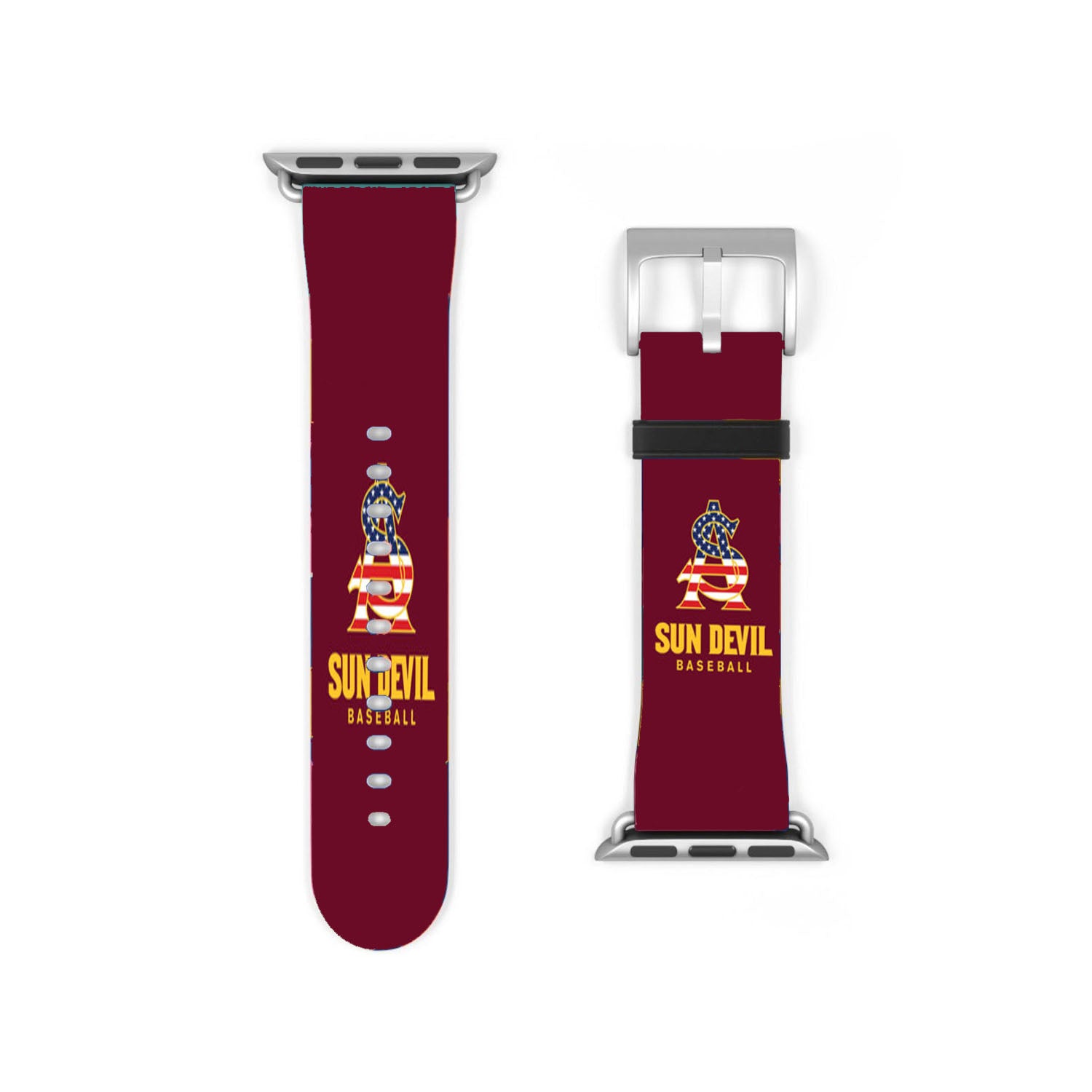 Arizona State Sun Devils Baseball Apple Watch Band 38Mm - 44Mm