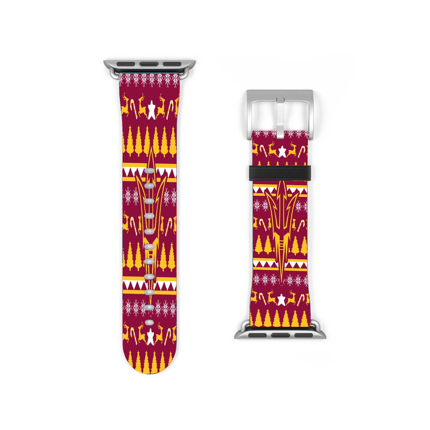 Arizona State University Christmas Sweater Apple Watch Band 38Mm - 44Mm