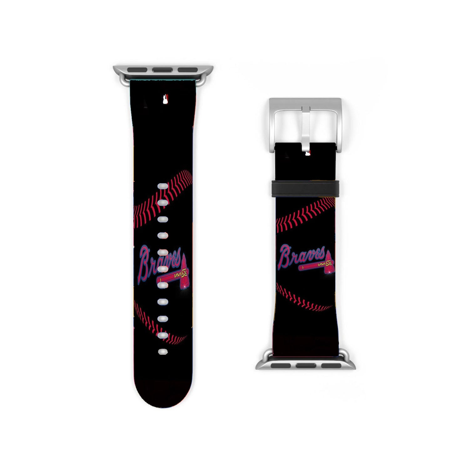 Atlanta Braves Baseball Mlb Apple Watch Band 38Mm - 44Mm