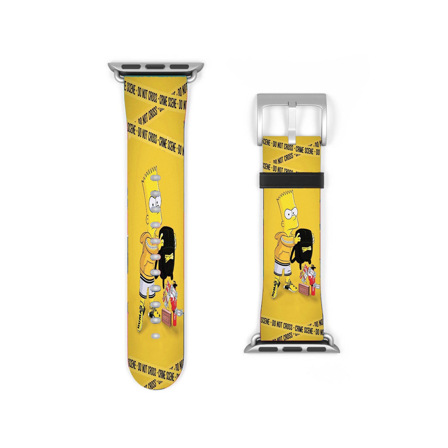 Bart Simpson Do Not Cross Crime Scene Apple Watch Band 38Mm - 44Mm