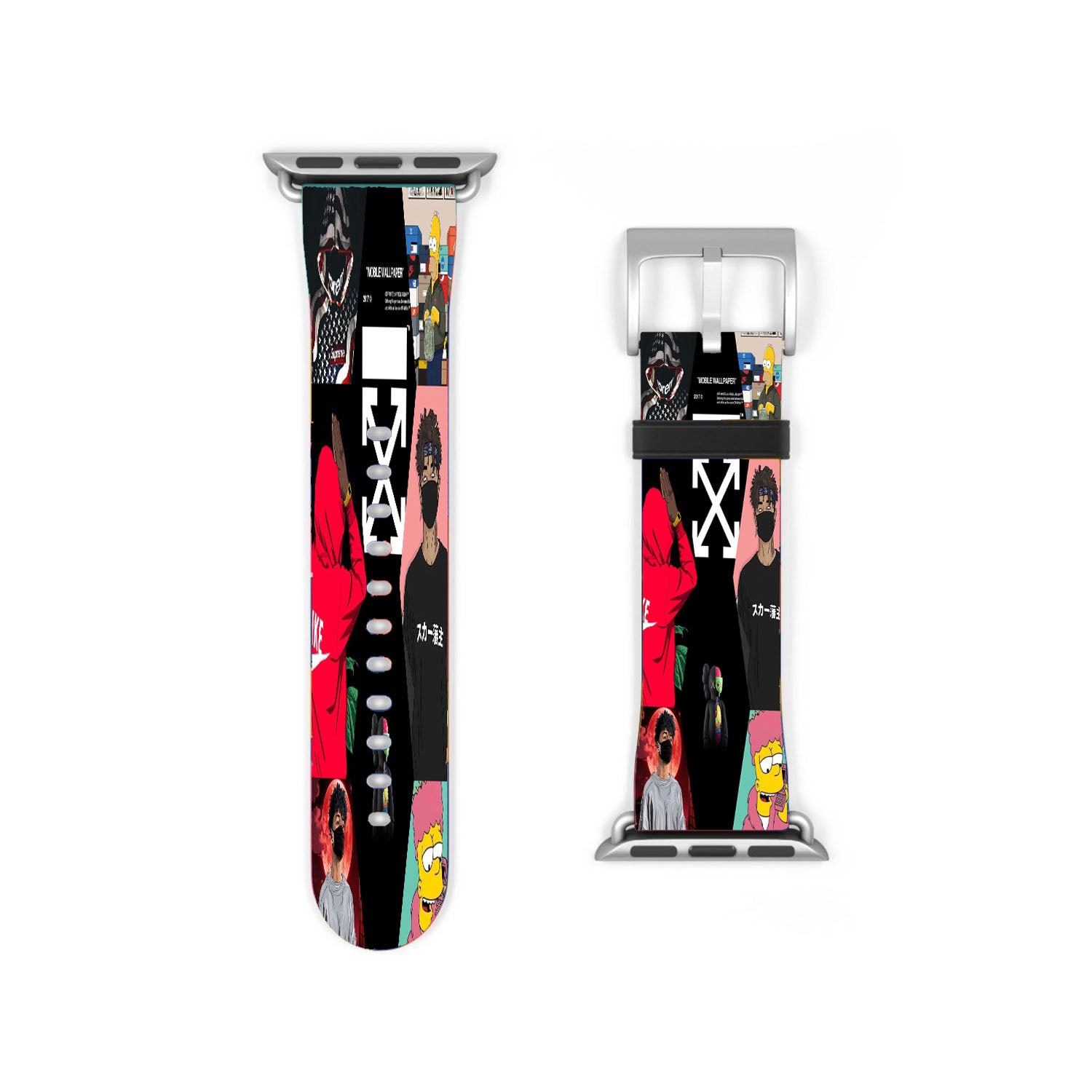 Bart Simpson Off White Kakashi Hatake Hypebeast Apple Watch Band 38Mm - 44Mm
