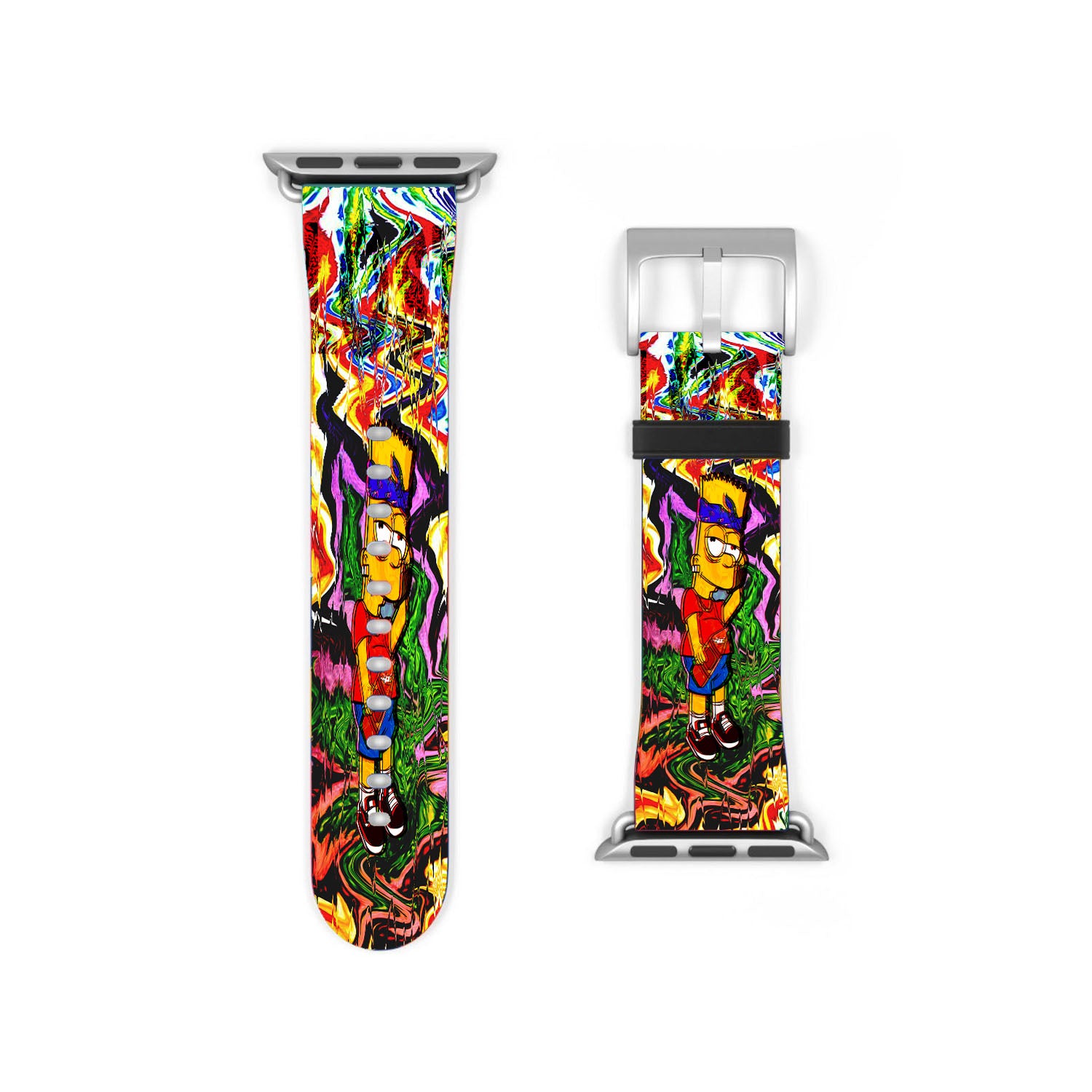 Bart Simpson Trippy Aesthetic Apple Watch Band 38Mm - 44Mm