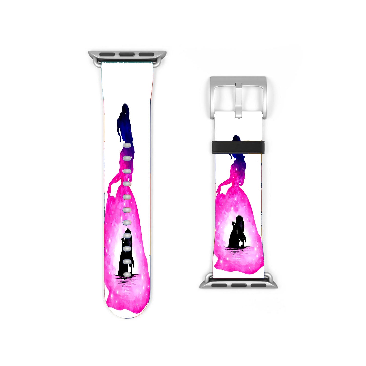 Beauty And The Beast Disney Watercolor Apple Watch Band 38Mm - 44Mm
