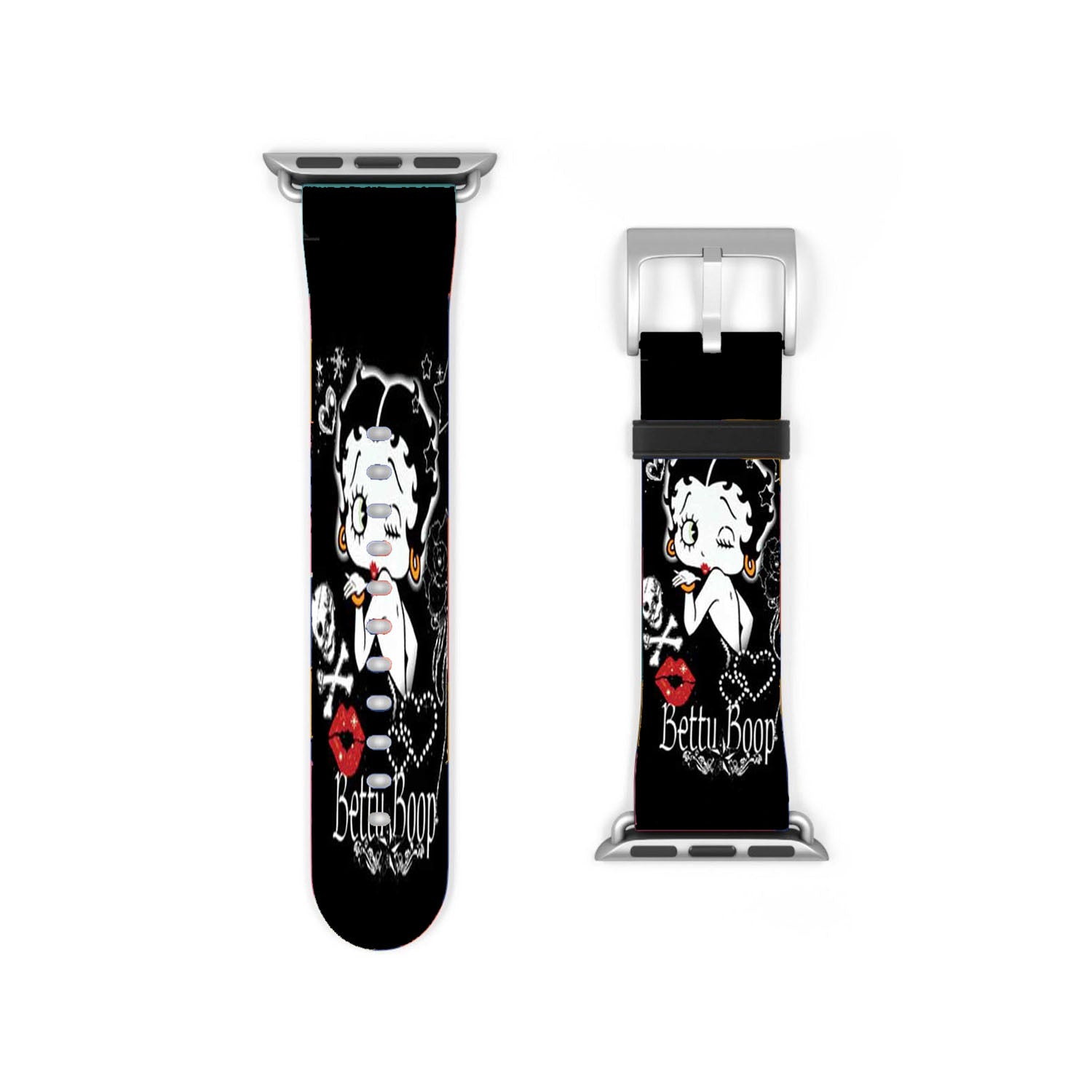 Betty Boop Kiss Blk Bkg Apple Watch Band 38Mm - 44Mm