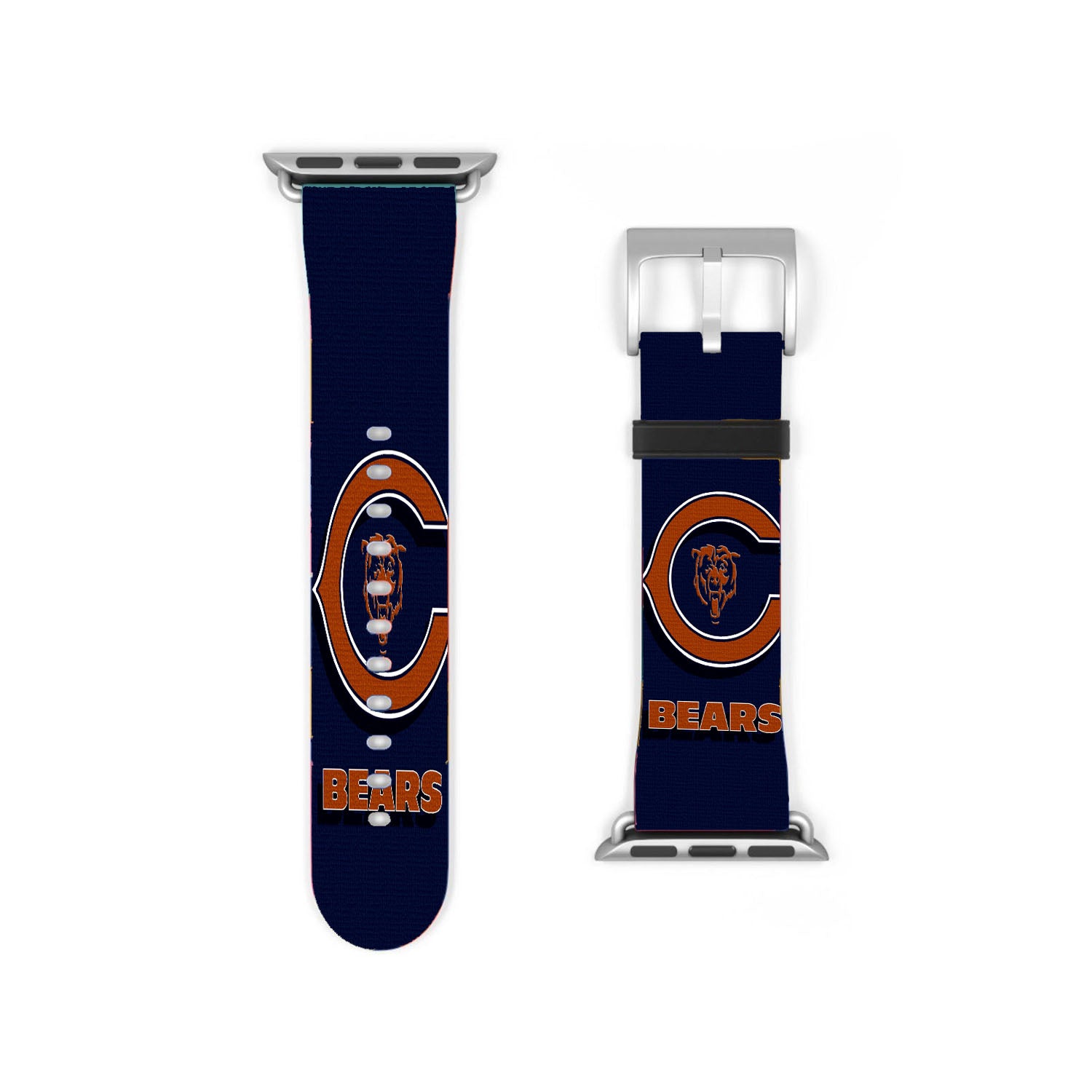 Blue Chicago Bears Nfl Logo Apple Watch Band 38Mm - 44Mm