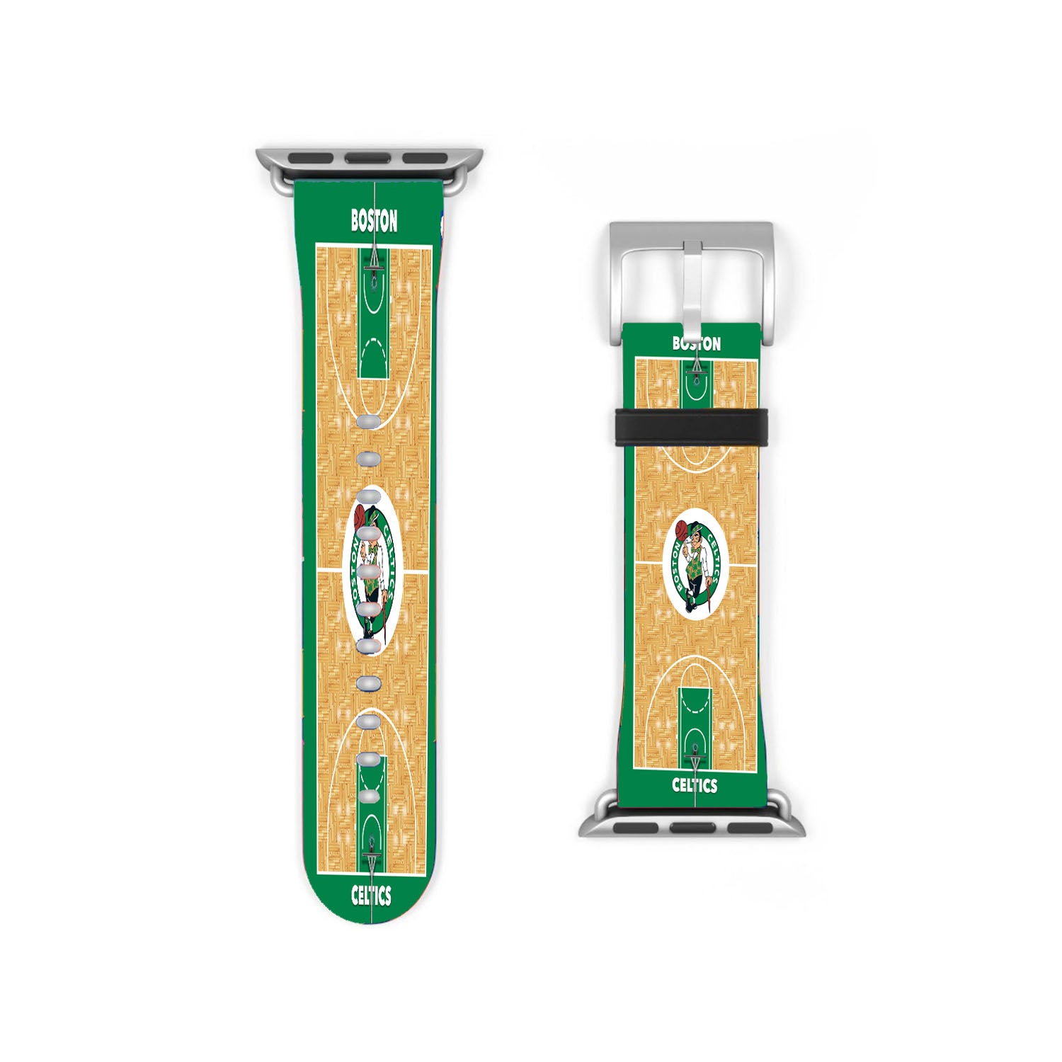 Boston Celtics Court Wallpaper Apple Watch Band 38Mm - 44Mm