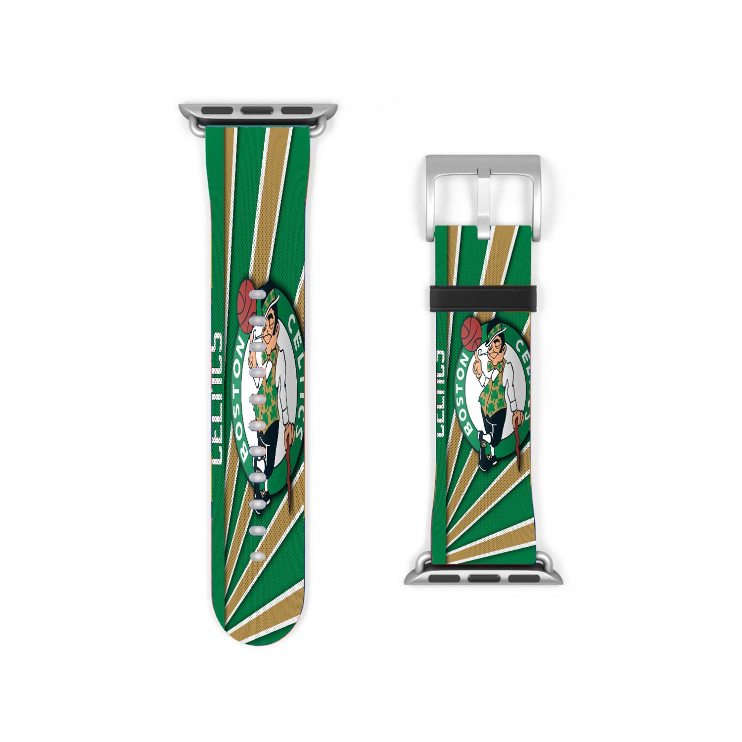 Boston Celtics Stripe Wallpaper Apple Watch Band 38Mm - 44Mm