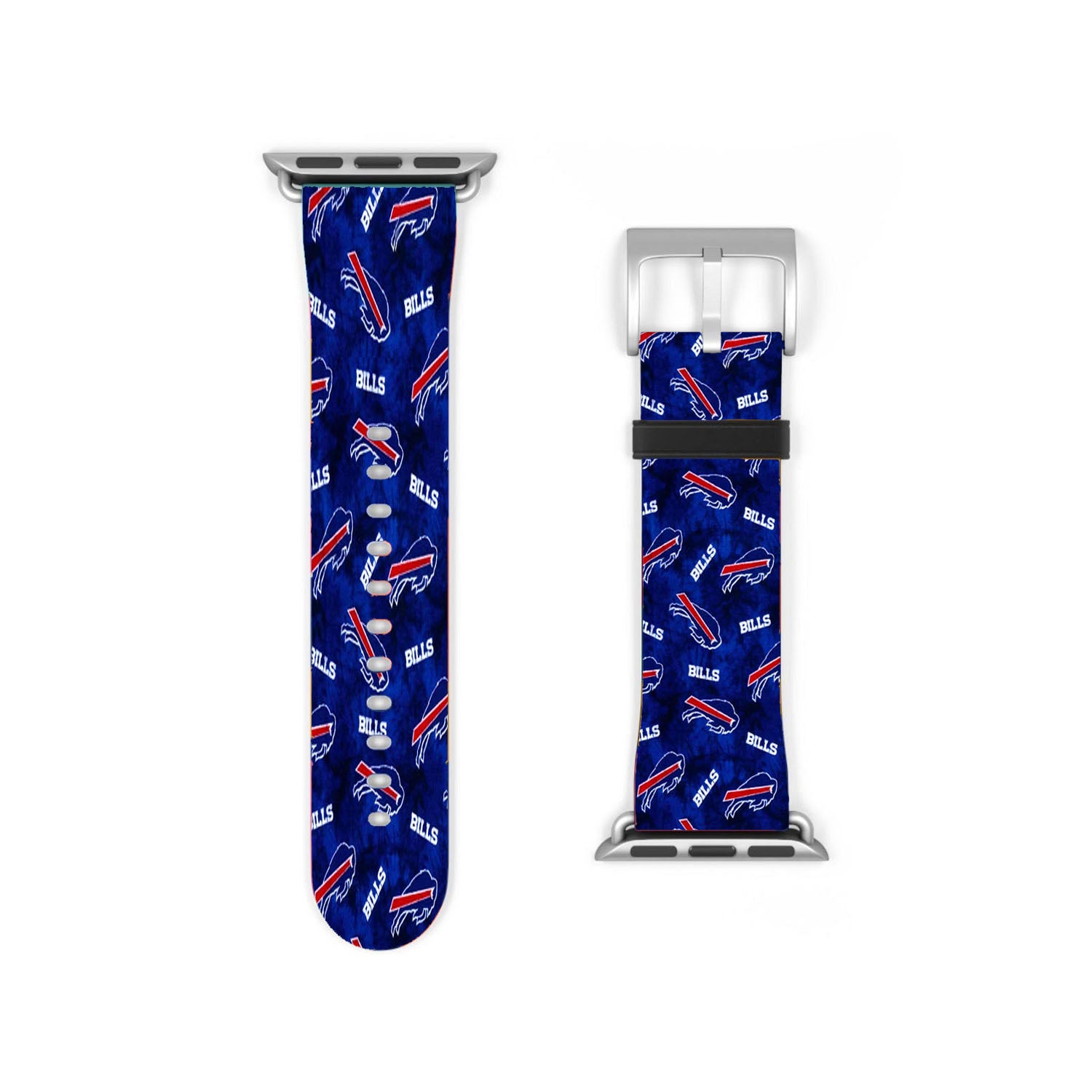 Buffalo Bills Emblem Pattern Apple Watch Band 38Mm - 44Mm