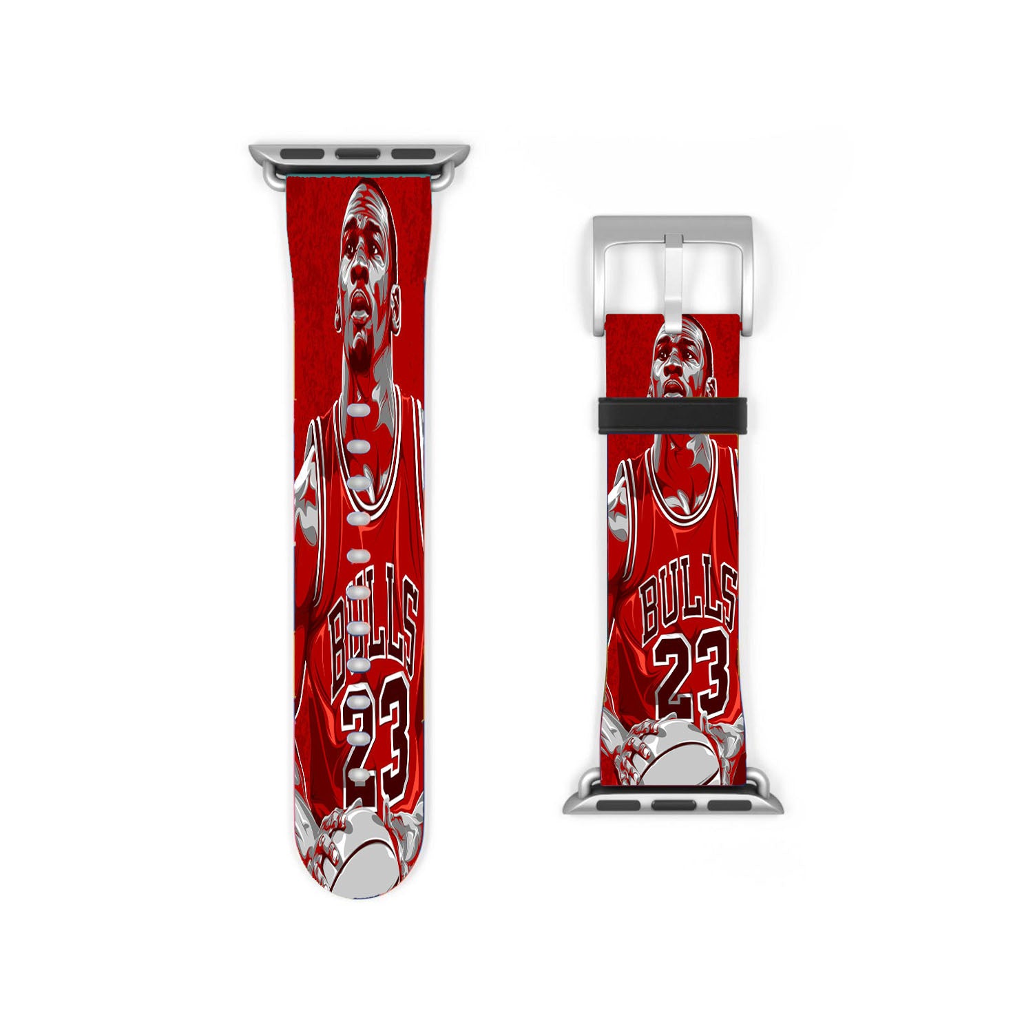 Bulls Man Jordan Chicago Heroes Apple Watch Band 38Mm - 44Mm