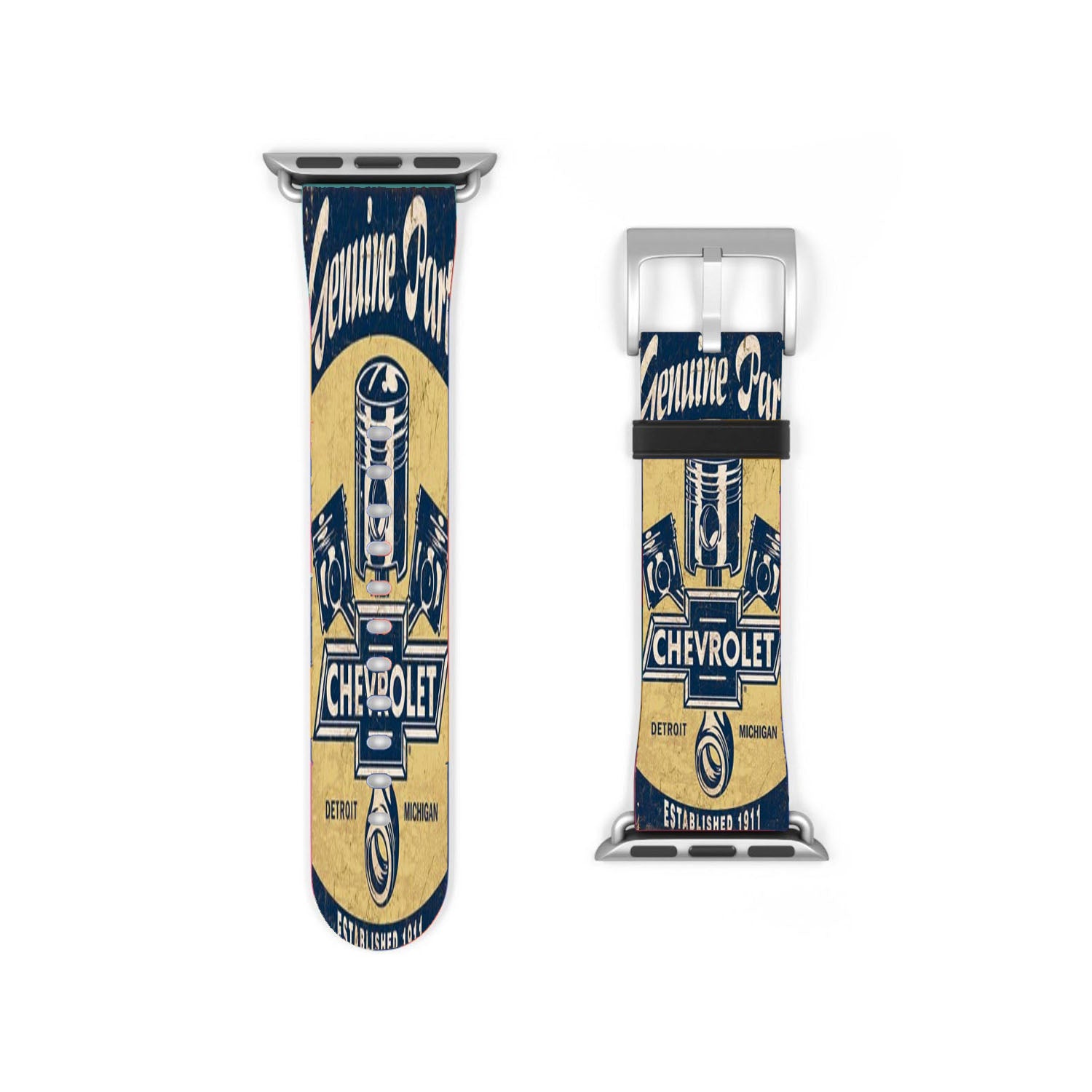 Chevy Retro Car Poster Apple Watch Band 38Mm - 44Mm
