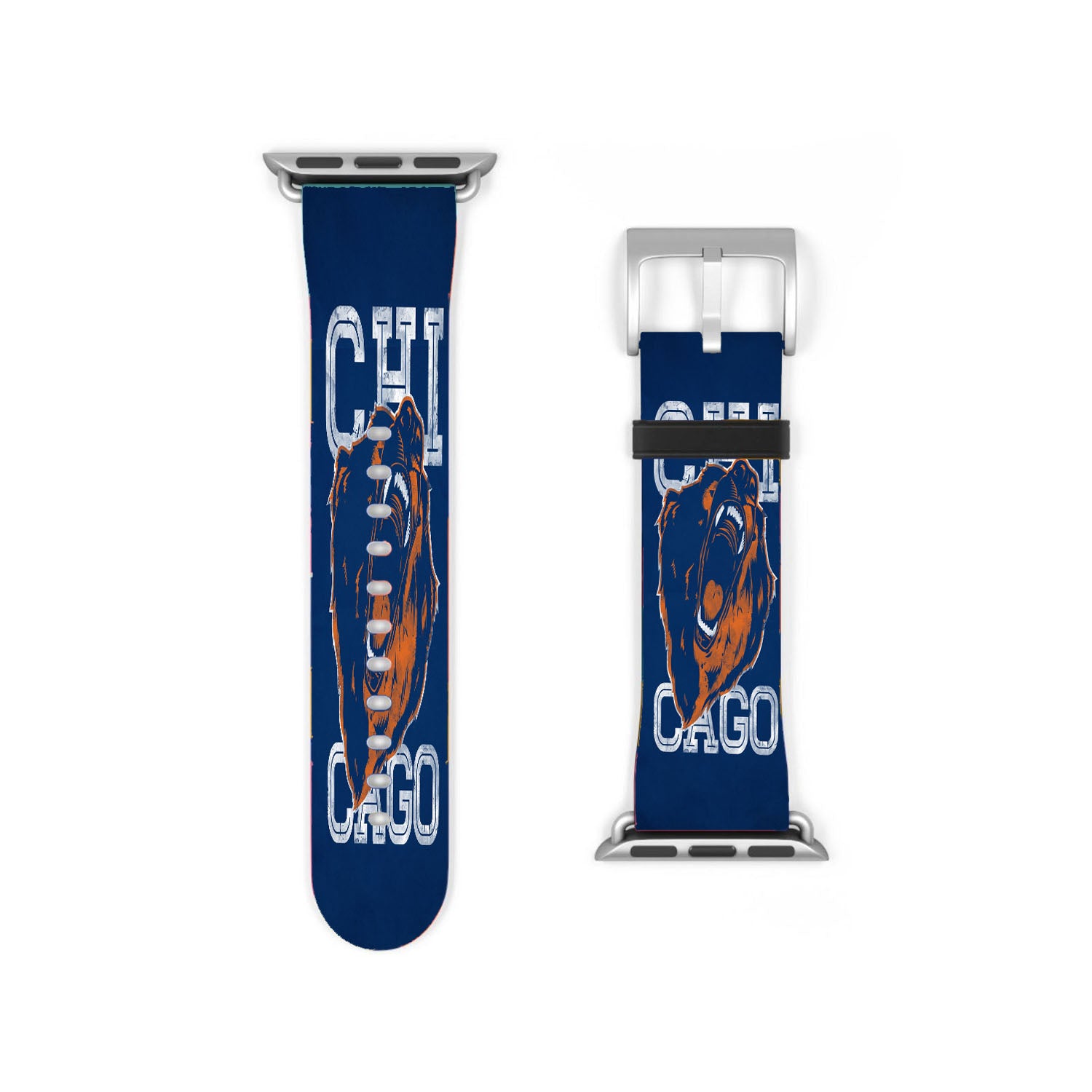 Chicago Angry Bears Nfl Apple Watch Band 38Mm - 44Mm