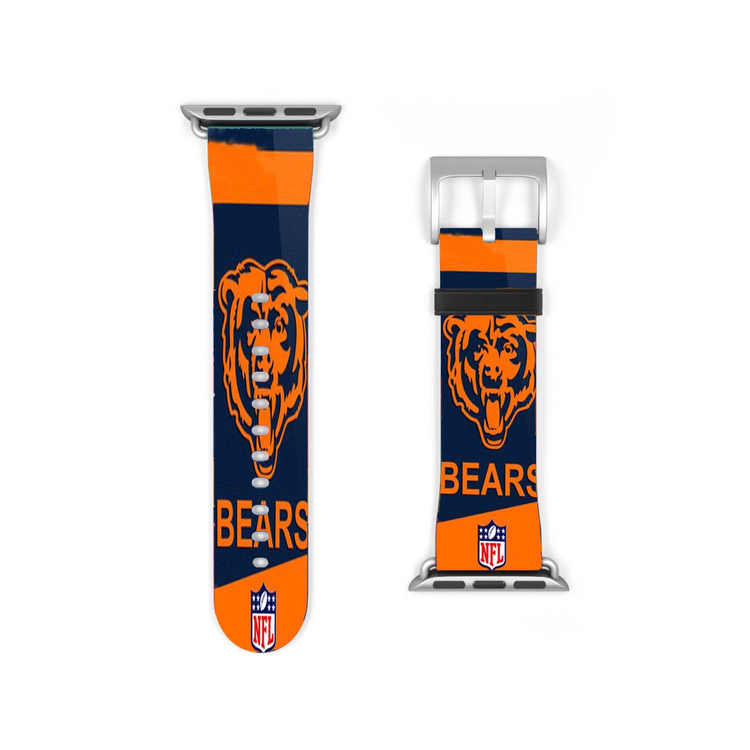 Chicago Bears Nfl Sport Logo Apple Watch Band 38Mm - 44Mm