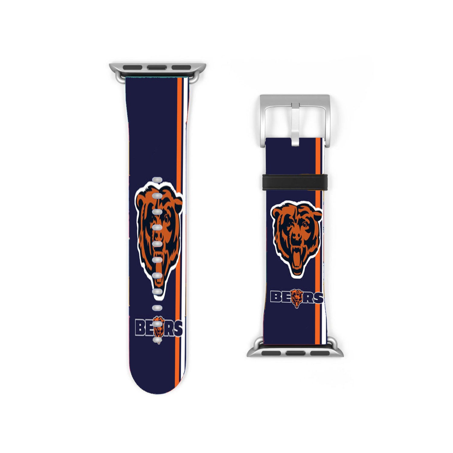 Chicago Bears Nfl Stripe Apple Watch Band 38Mm - 44Mm