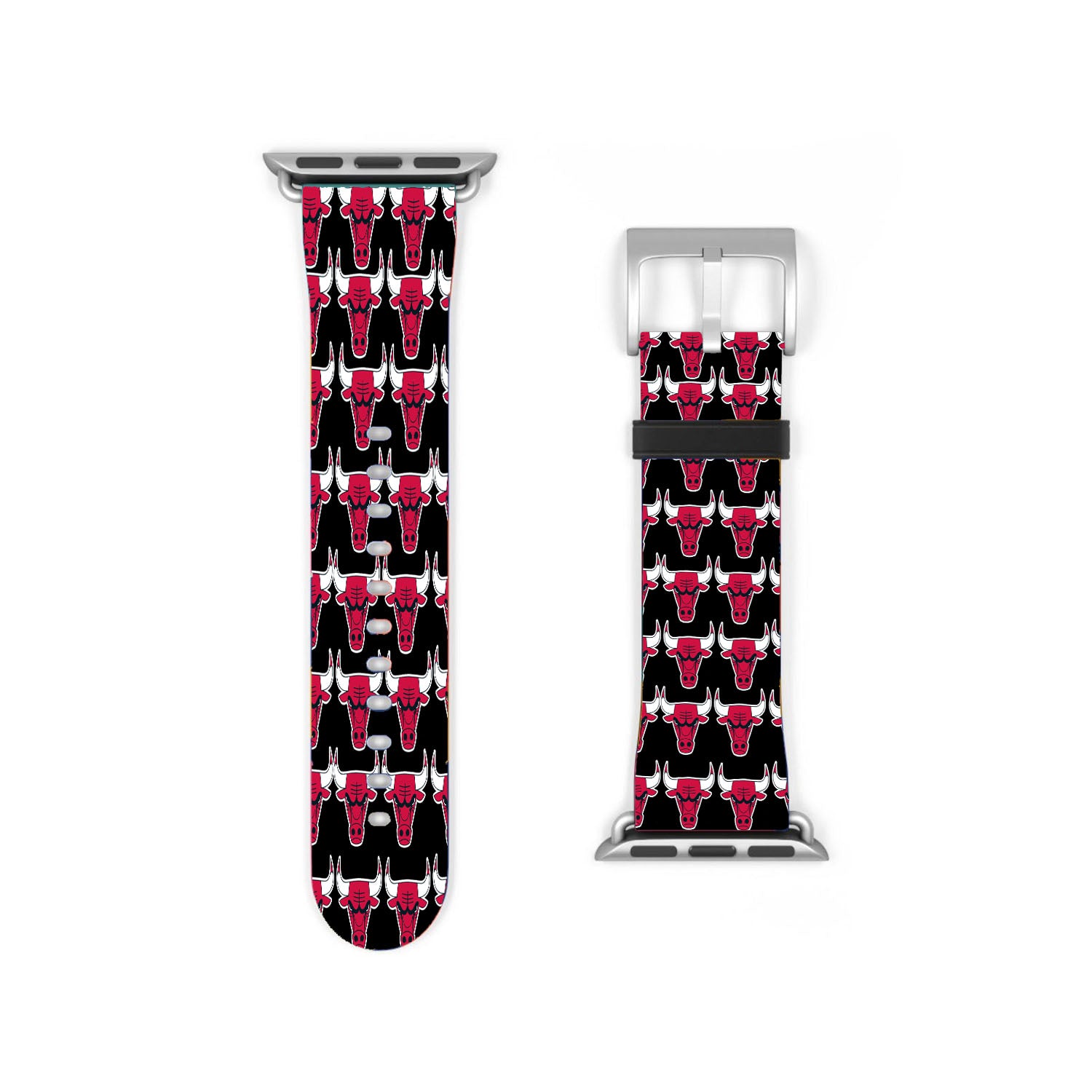 Chicago Bulls Basket Ball Apple Watch Band 38Mm - 44Mm