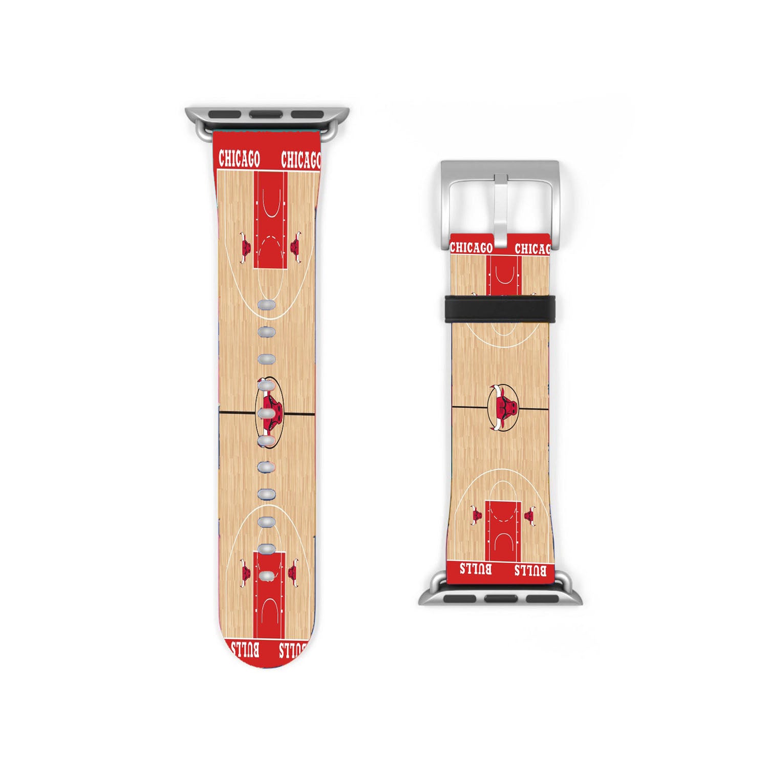 Chicago Bulls Basket Basket Ball Club Apple Watch Band 38Mm - 44Mm
