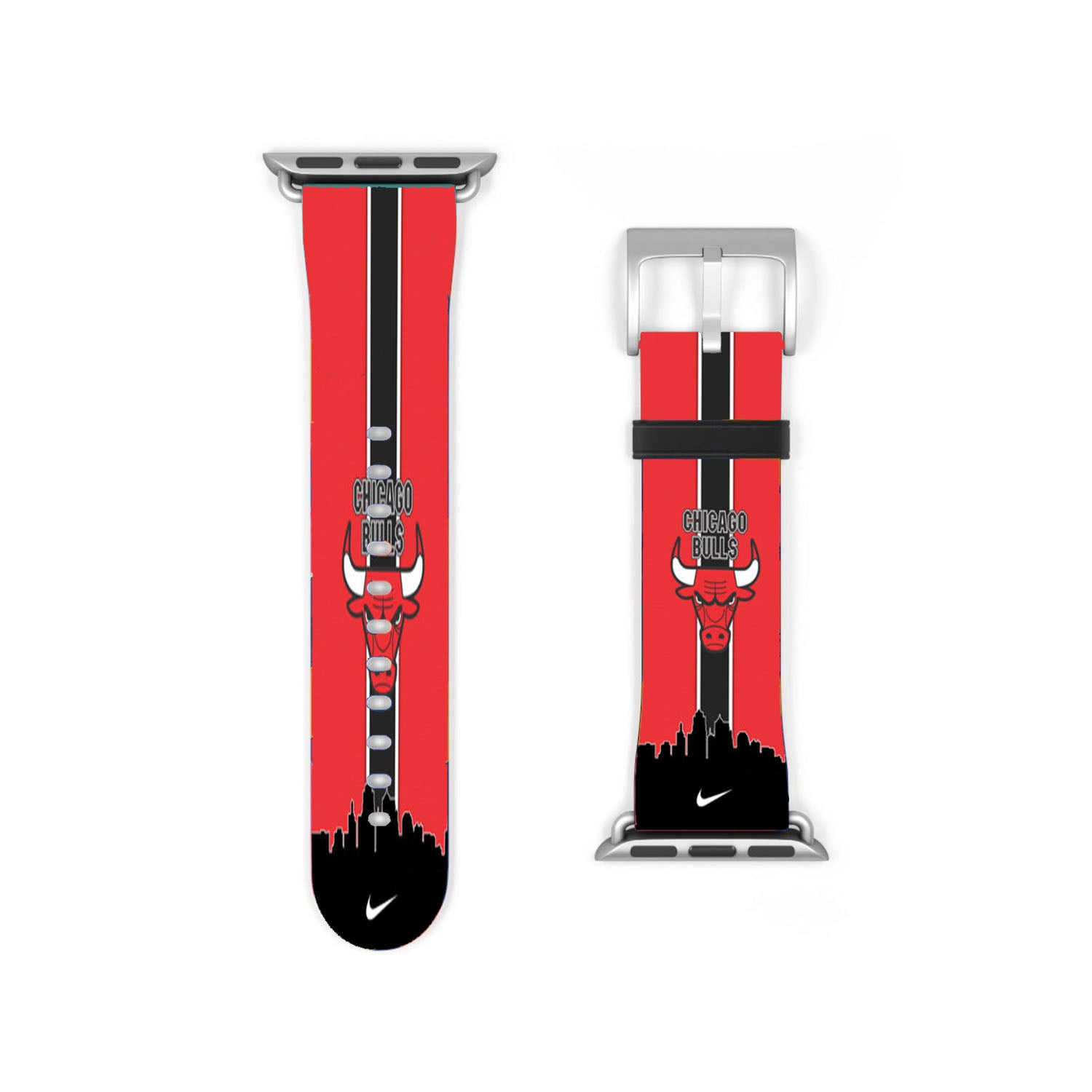 Chicago Bulls Basketball Team Apple Watch Band 38Mm - 44Mm