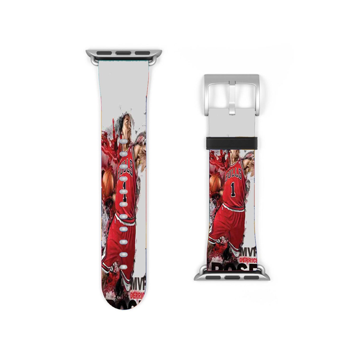 Chicago Bulls Derrick Rose Mvp 2 Apple Watch Band 38Mm - 44Mm