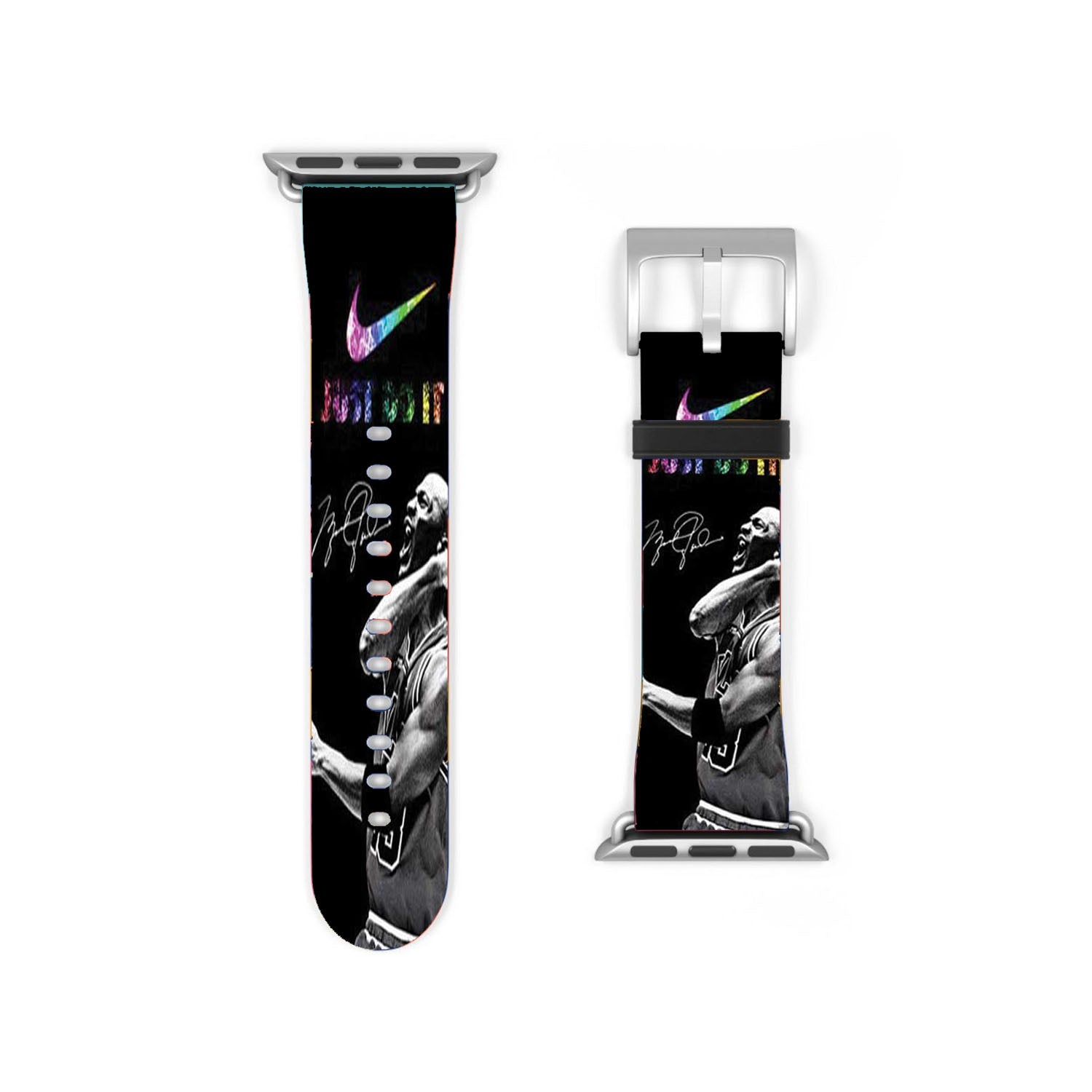 Chicago Bulls Jordan Glitter Apple Watch Band 38Mm - 44Mm