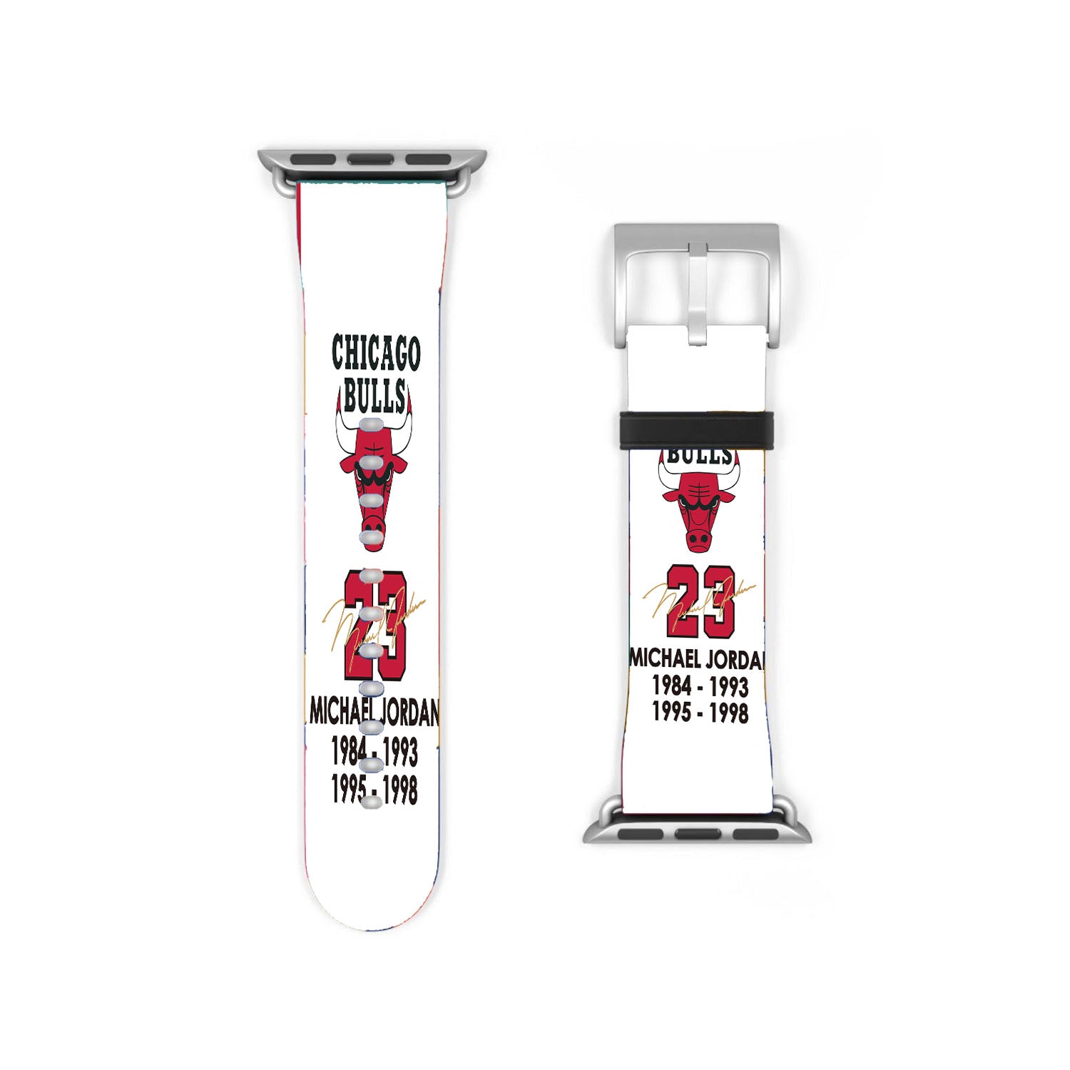 Chicago Bulls Michael Jordan Apple Watch Band 38Mm - 44Mm