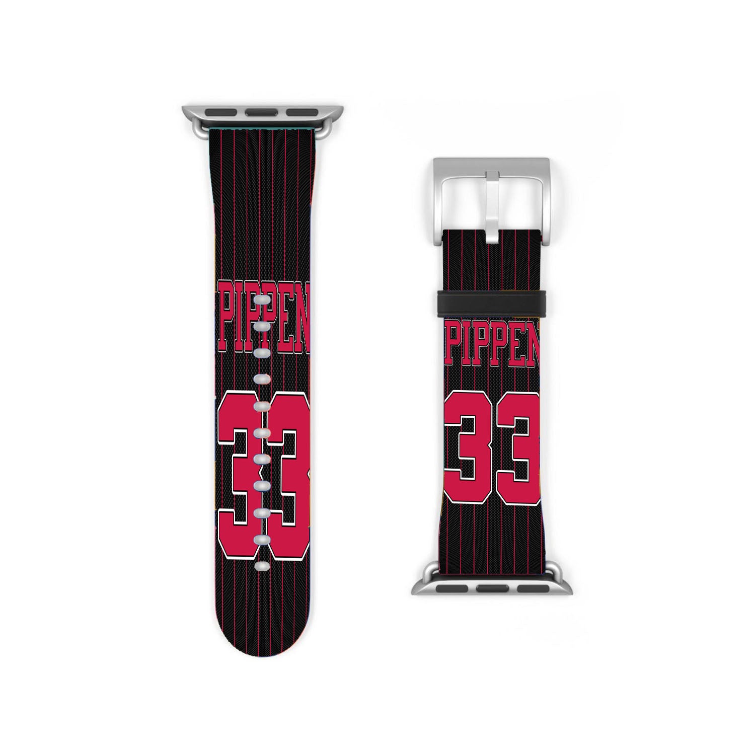 Chicago Bulls Pippen 33 Jersey Apple Watch Band 38Mm - 44Mm