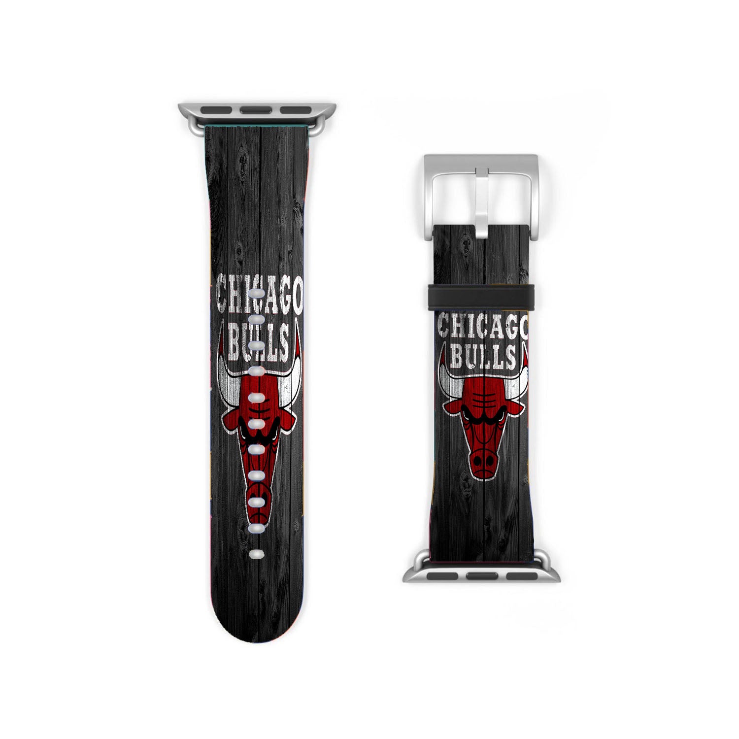 Chicago Bulls Wooden Apple Watch Band 38Mm - 44Mm
